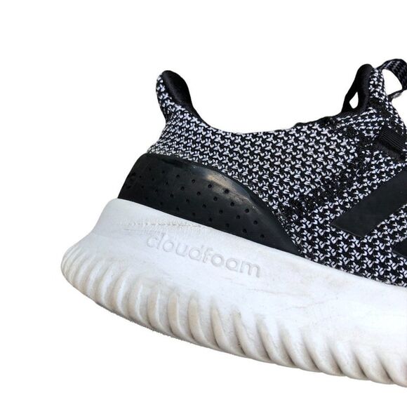 2018 Adidas Cloudfoam Ultimate Black/Black-Gray Size 7.5 - Picture 11 of 16